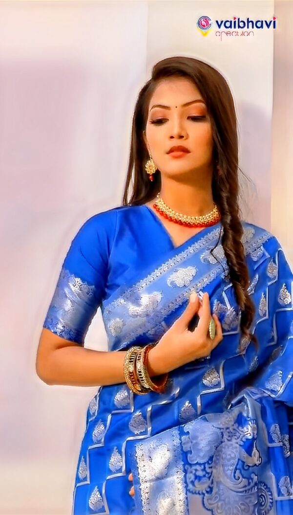 Swastik Silk Saree MYL - Image 3