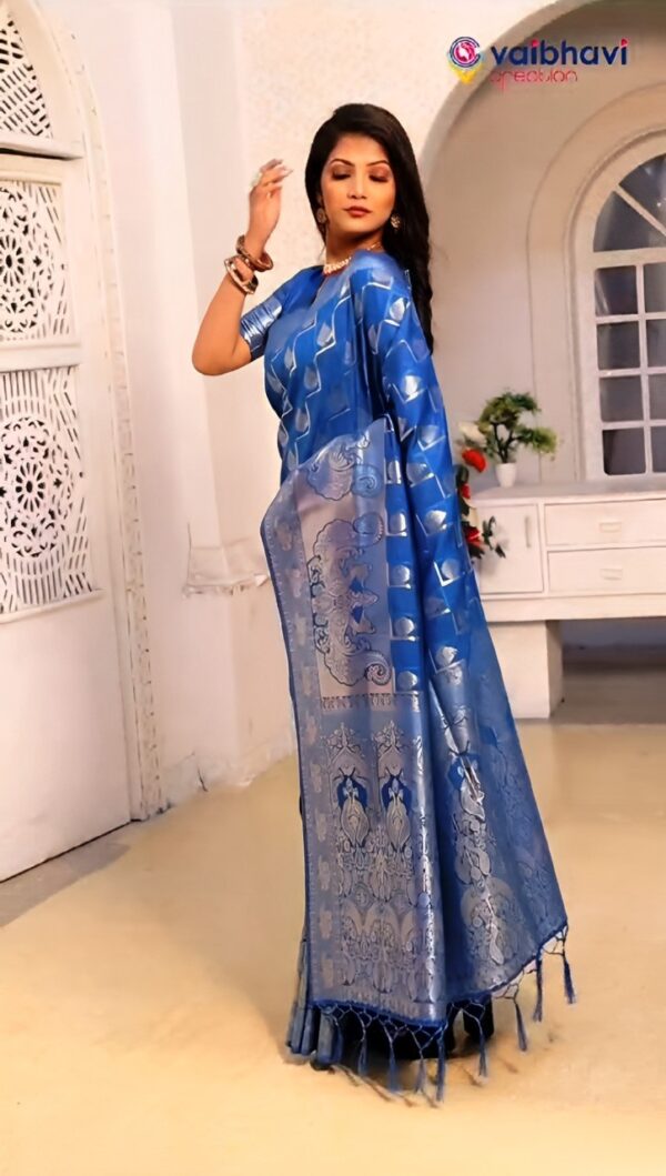 Swastik Silk Saree MYL - Image 4